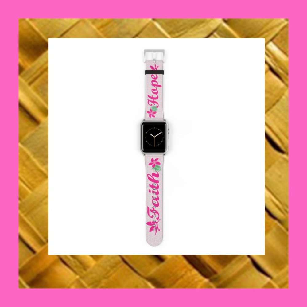 Apple Watch Band- A Gift of Positive Fibes, Inspiration and Healing.